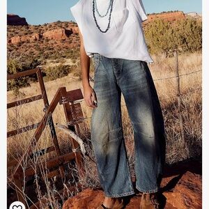 Free People Dupe Barrel Jeans, size Small